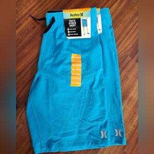 Hurley Youth Hybrid Shorts in Aqua